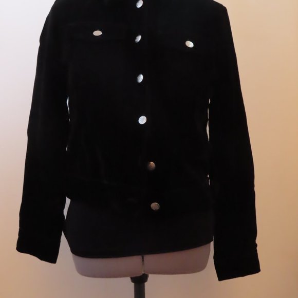 Willie Smith black, Velvet Jacket size S - Picture 1 of 1